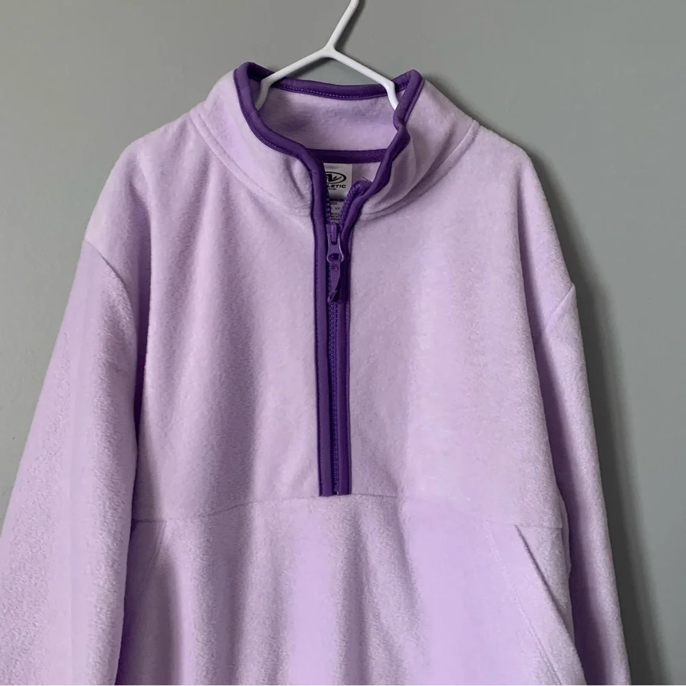 NWT. ATHLETIC WORKS Girls Microfleece Pullover